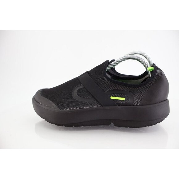 Oofos OOmg Fibre Low Shoes Men’s Size 10 Black Gray Slip On Comfort Sneakers main image 5